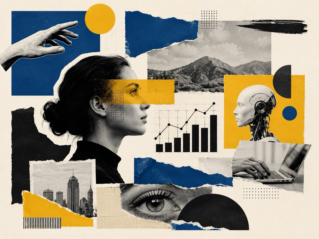 /collage &mdash; Editorial or artistic collage