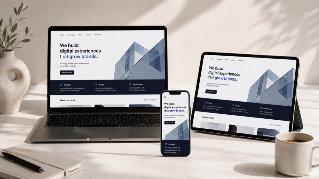 /mockup &mdash; A design presented on a device or surface