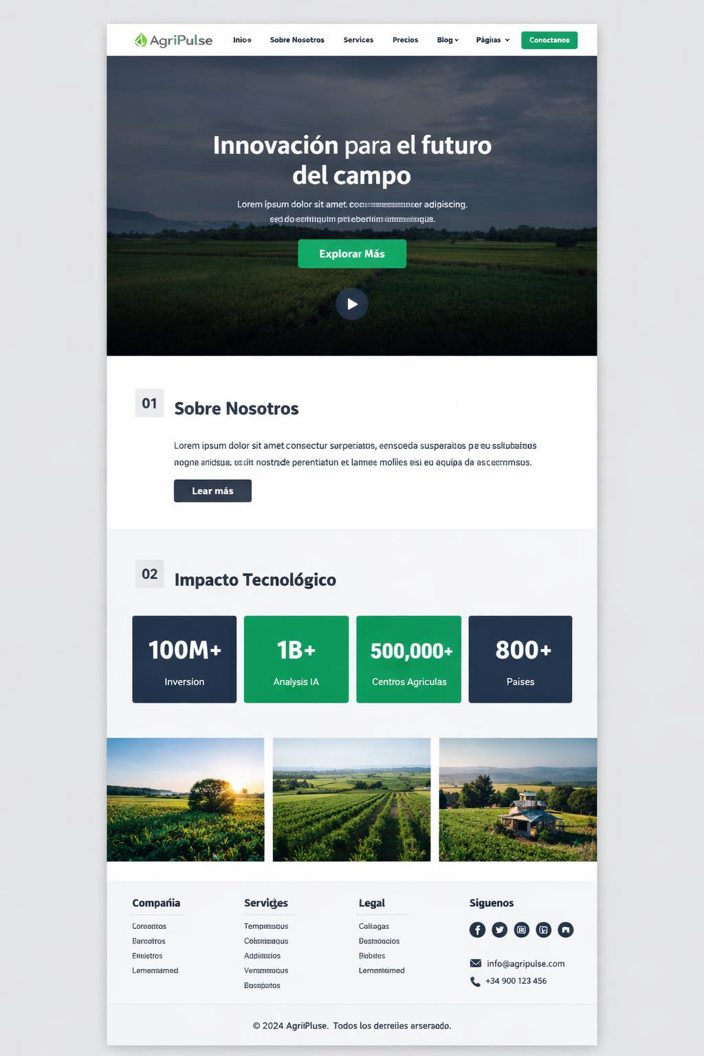 AgriPulse — vista previa del theme