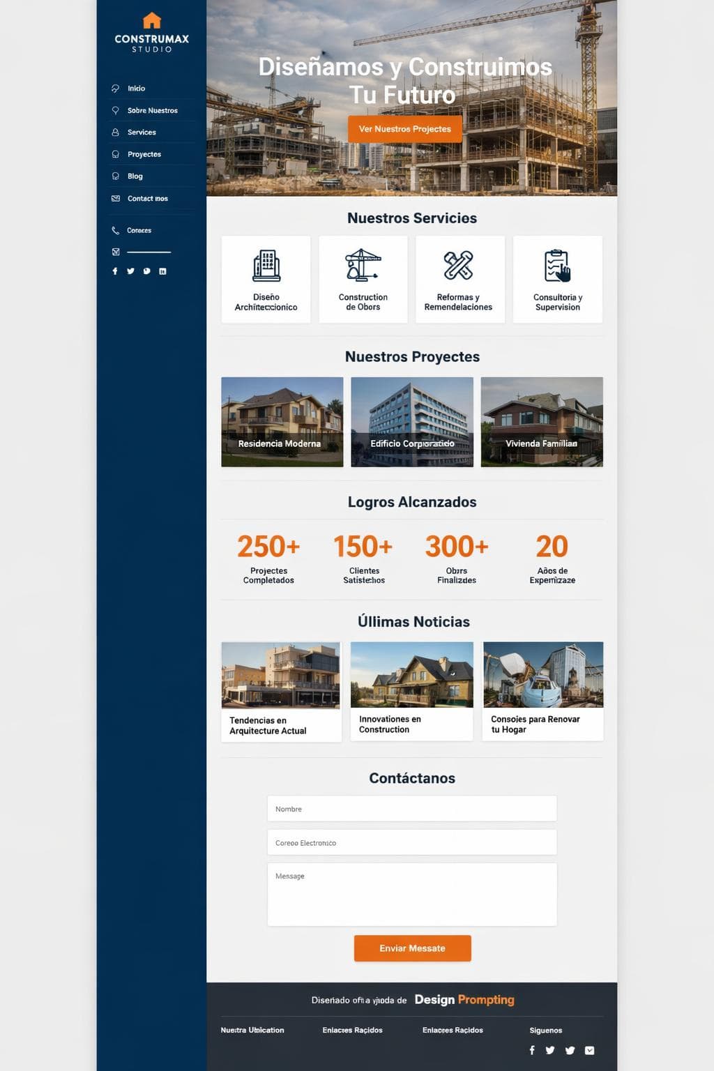 Construmax Studio &mdash; vista previa del theme