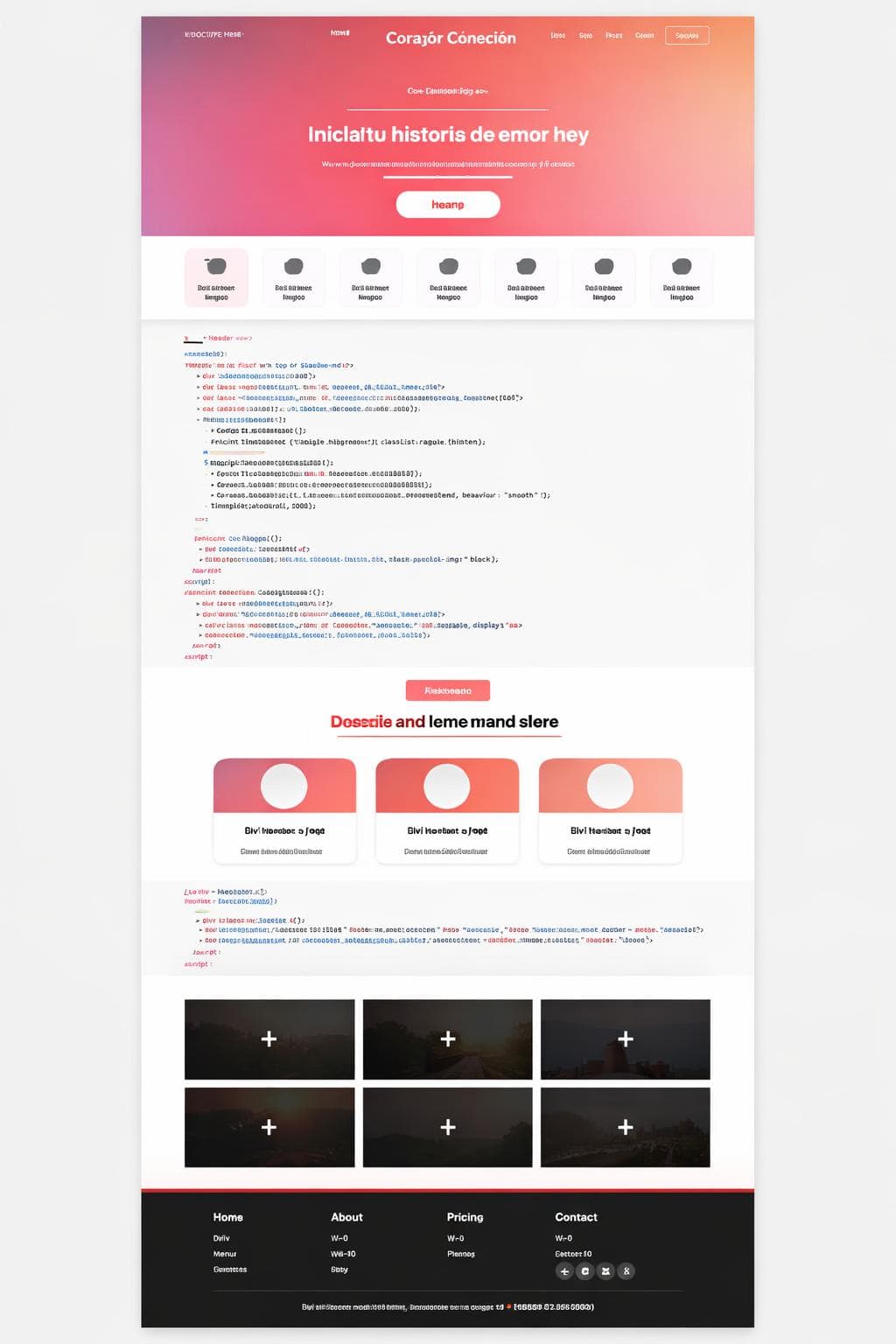 Corazón Conexión — vista previa del theme