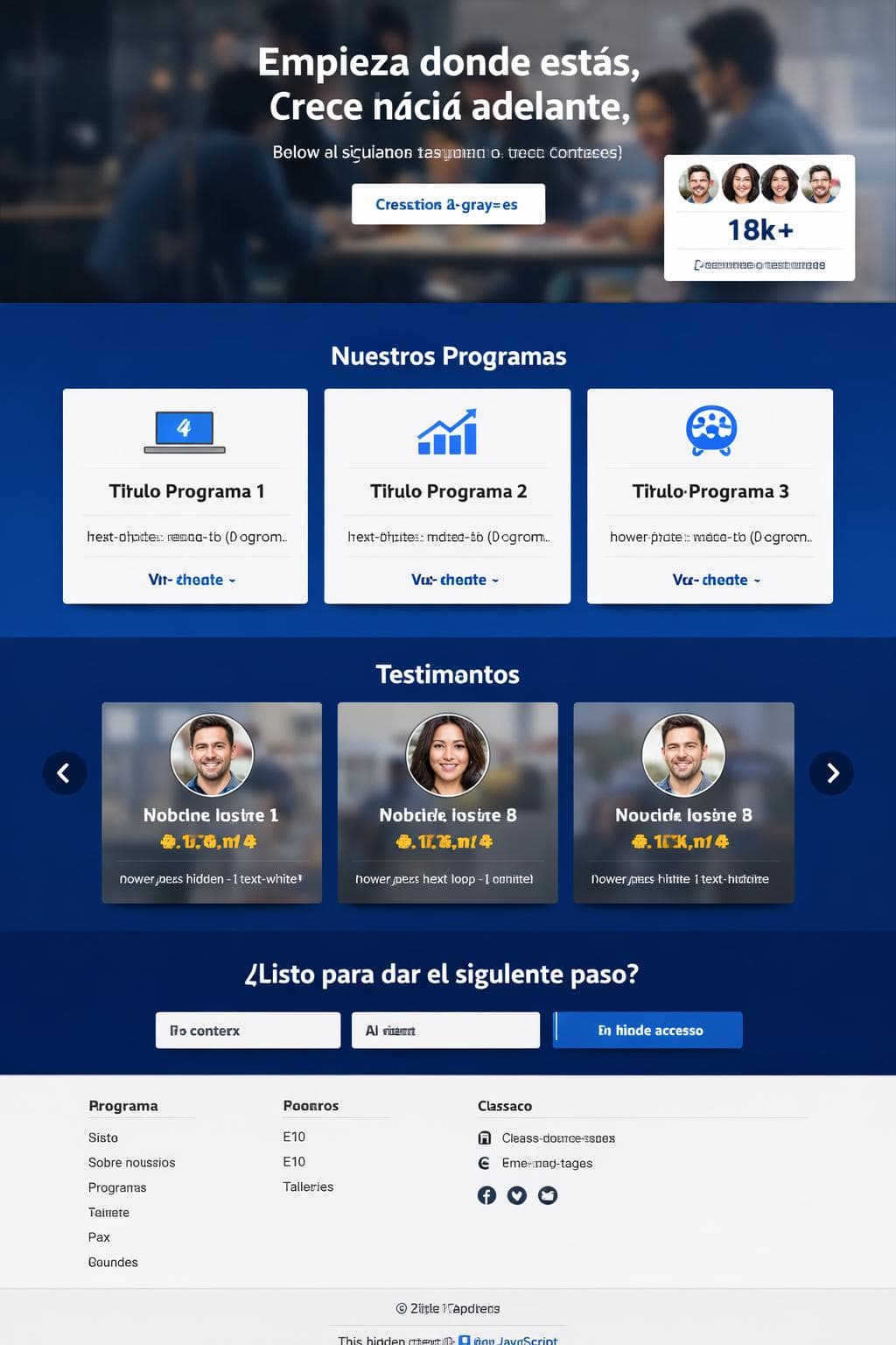 Crecemo &mdash; vista previa del theme
