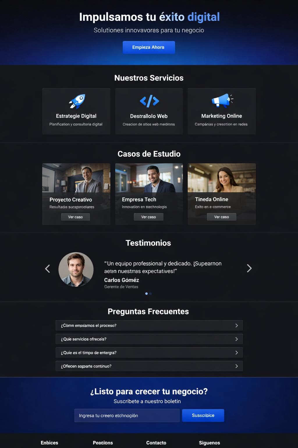 Cresta Nova &mdash; vista previa del theme