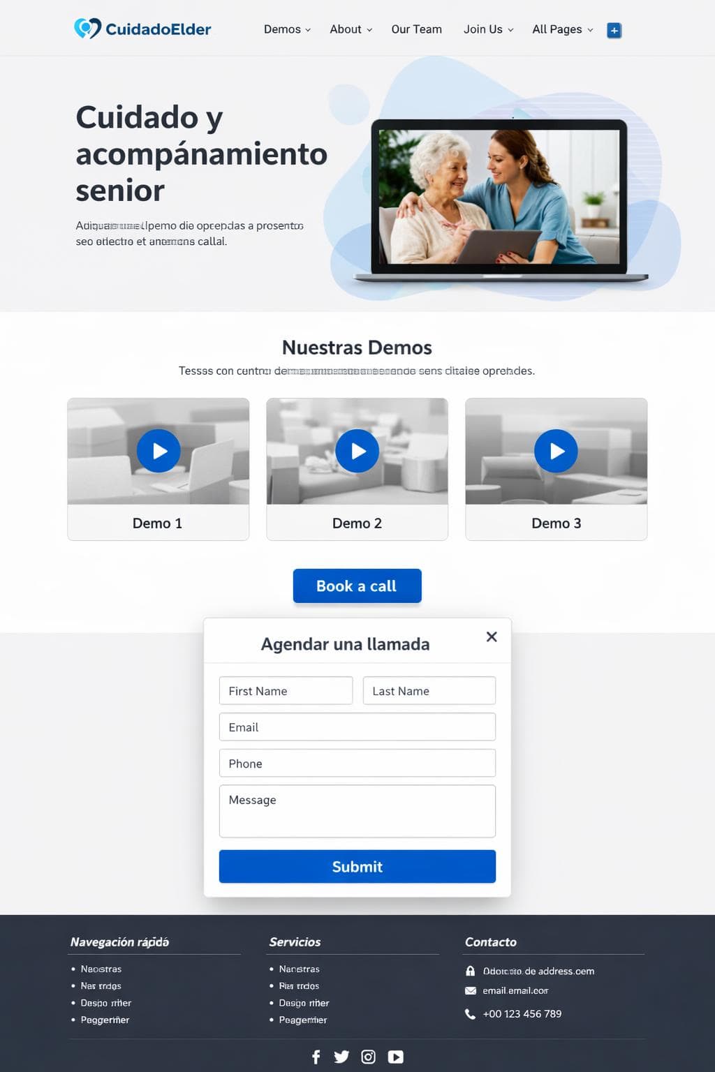 CuidadoElder &mdash; vista previa del theme