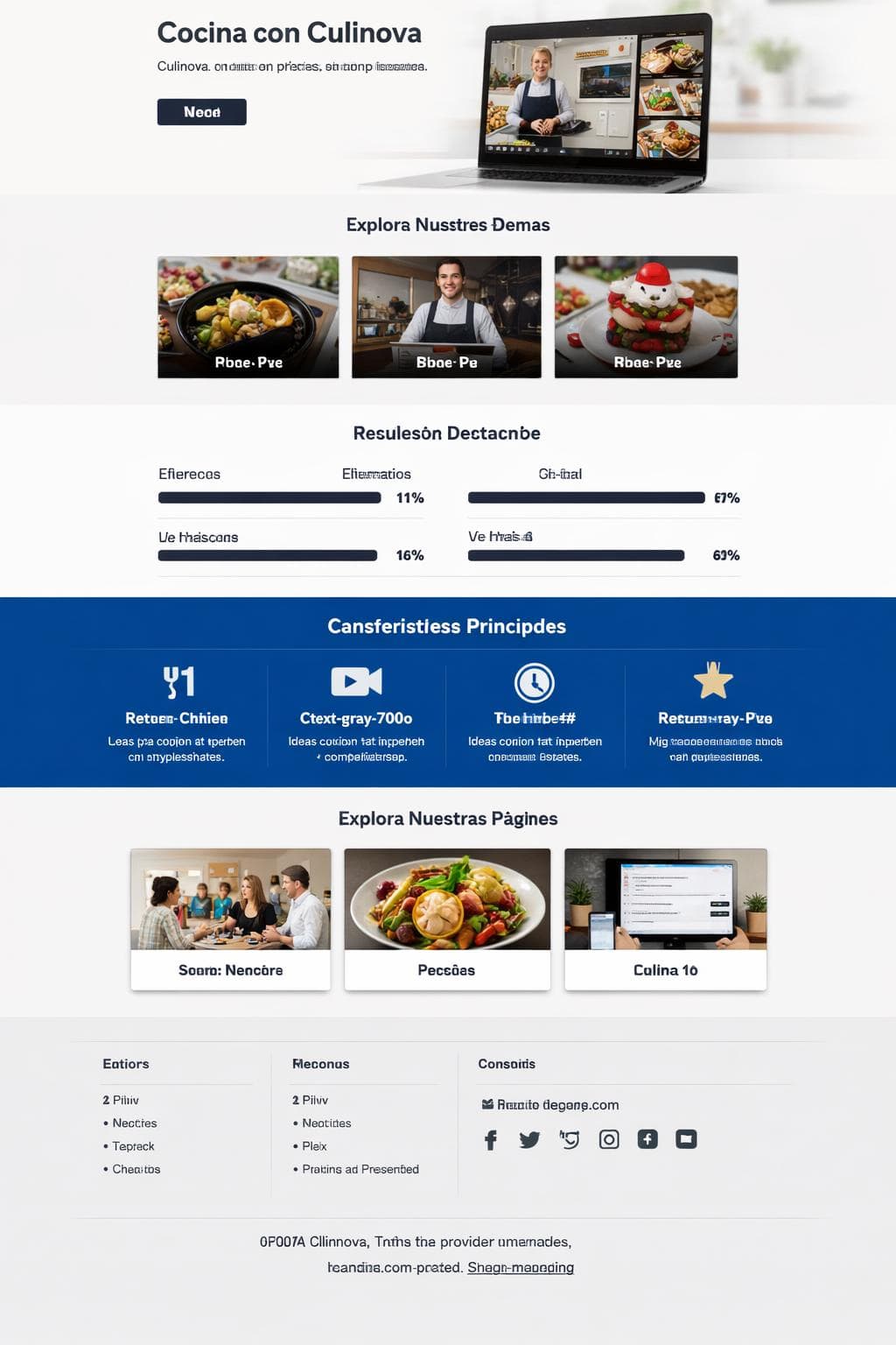 Culinova &mdash; vista previa del theme