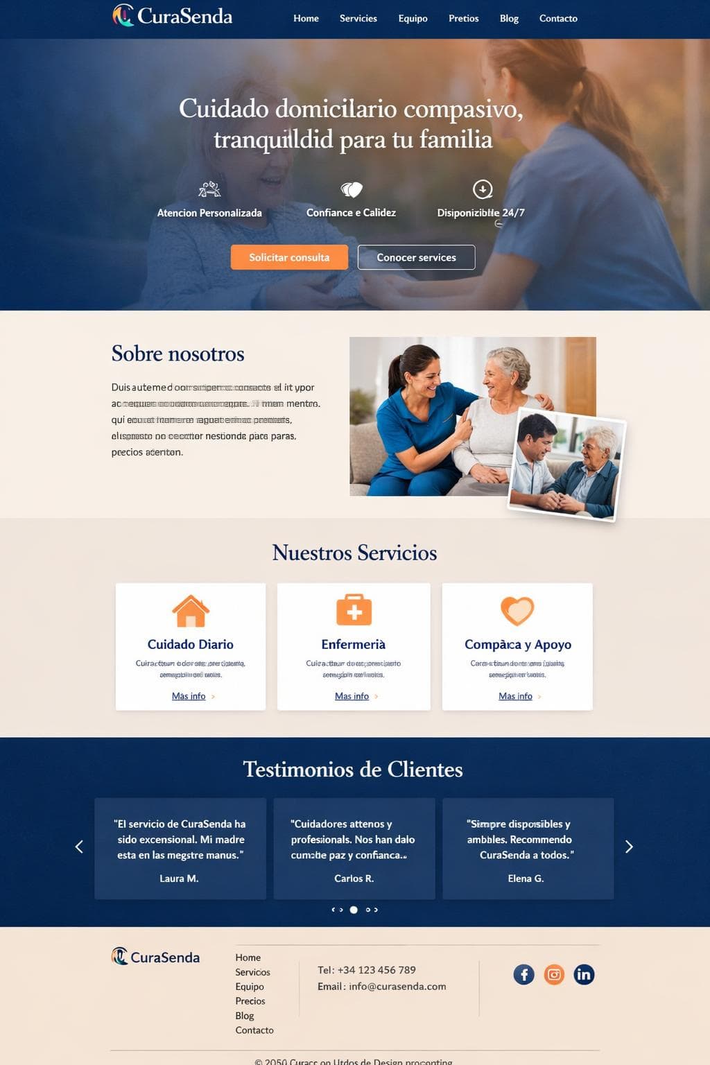 CuraSenda &mdash; vista previa del theme