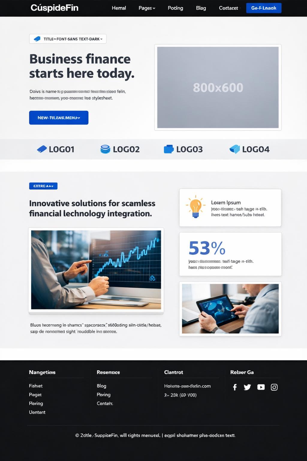 C&uacute;spideFin &mdash; vista previa del theme