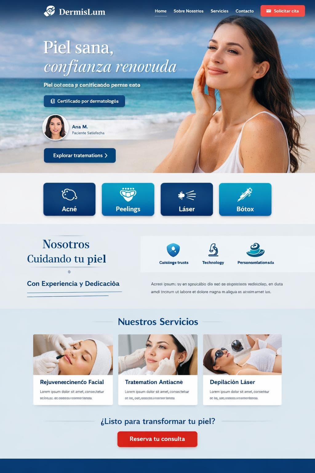 DermisLum &mdash; vista previa del theme