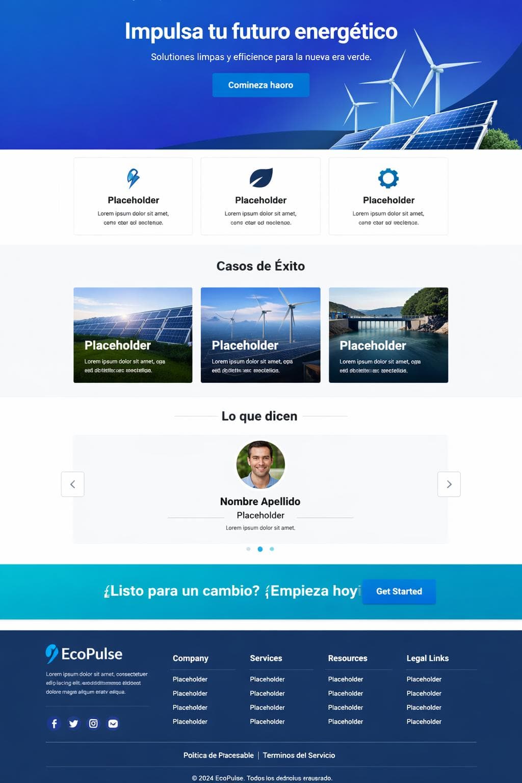 EcoPulse &mdash; vista previa del theme