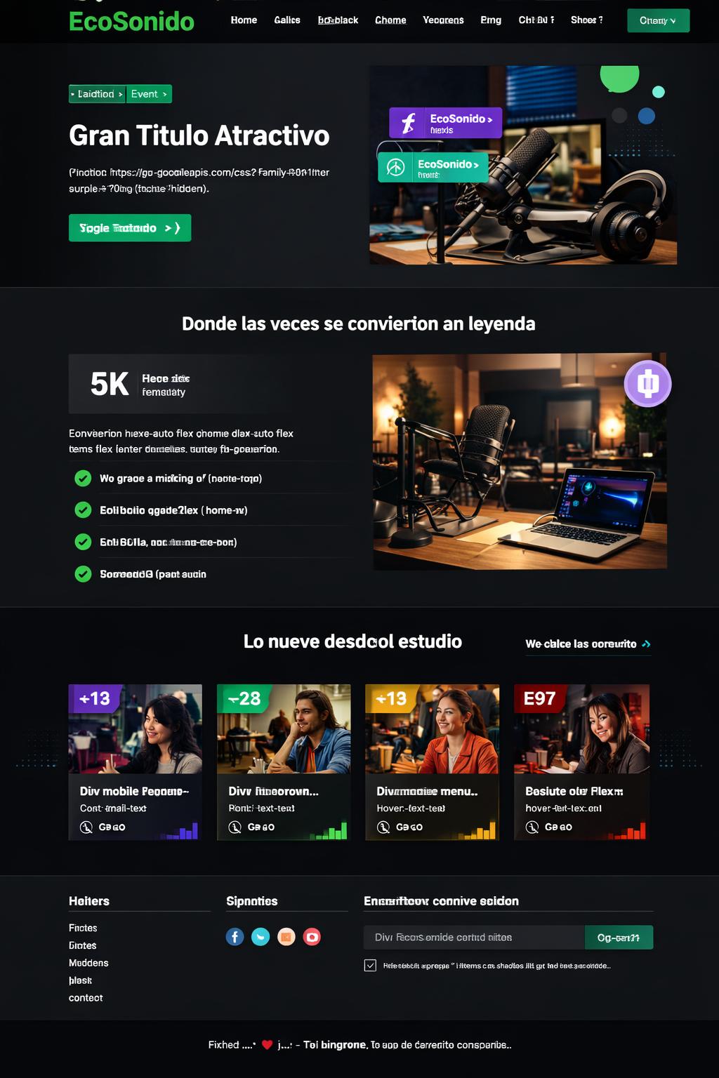 EcoSonido — vista previa