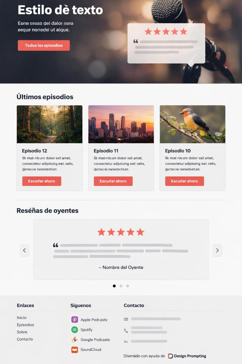 EcoVoz — vista previa