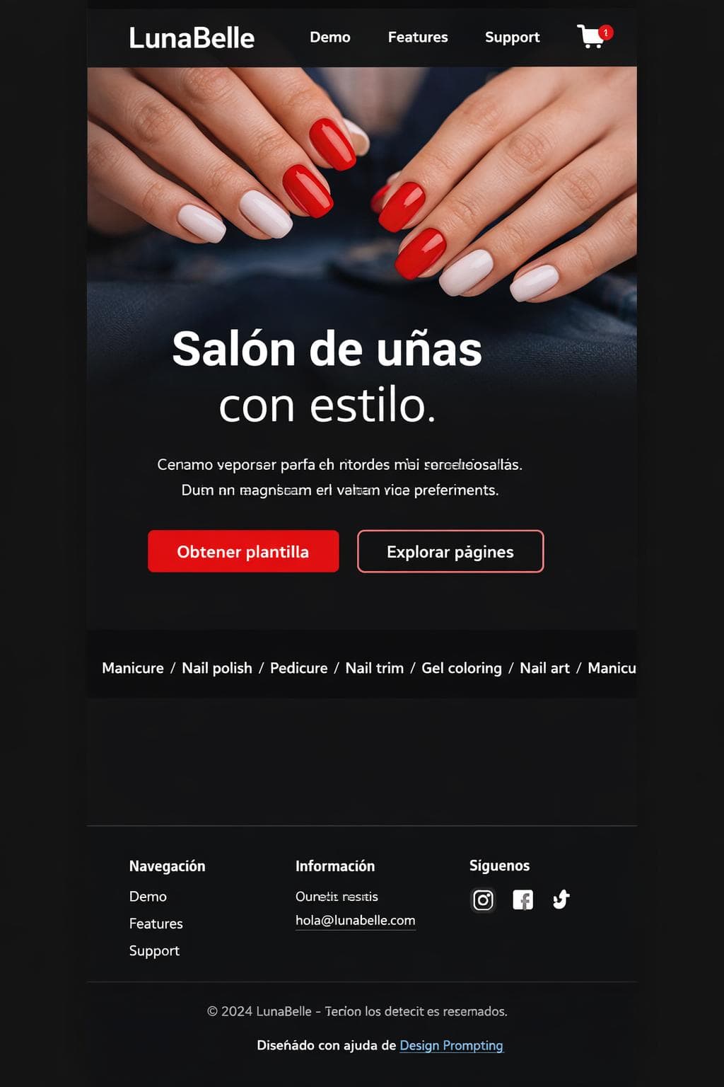 Estética Brisa — vista previa