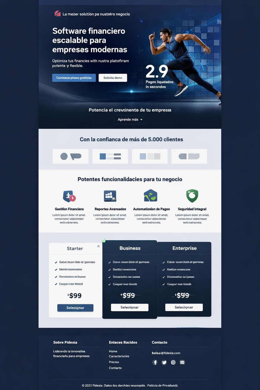 Fidexia — vista previa