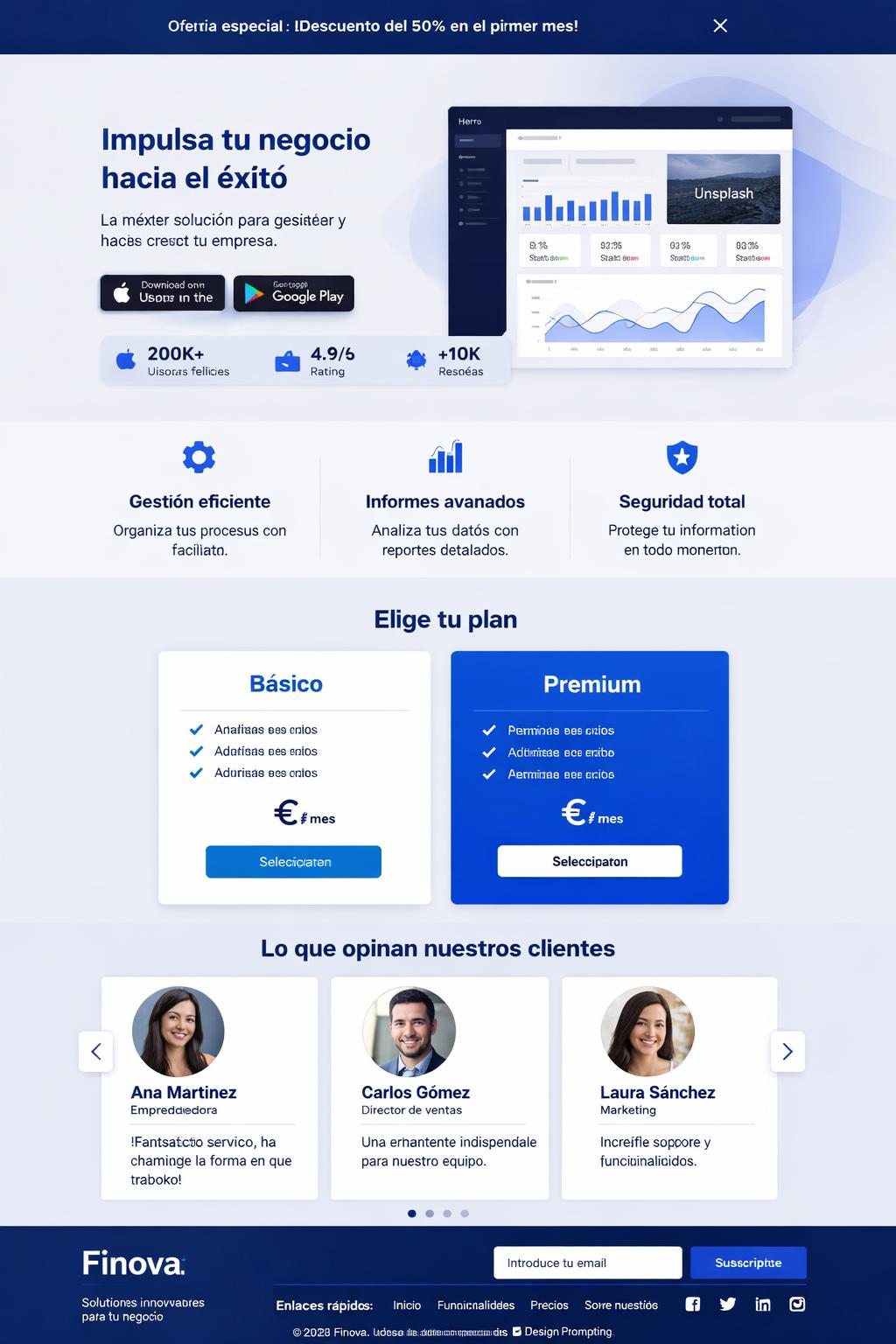 Finova — vista previa
