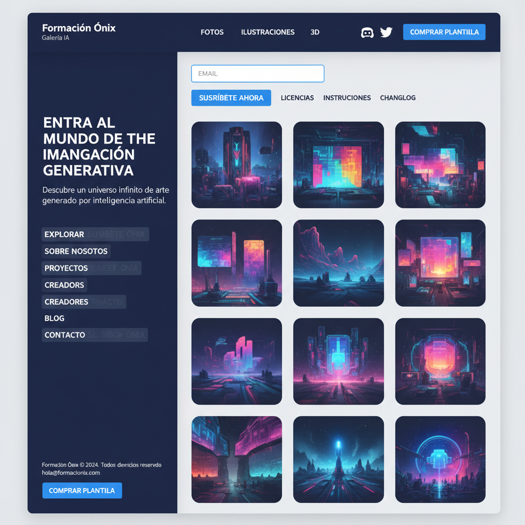 Formación Ónix — vista previa del theme