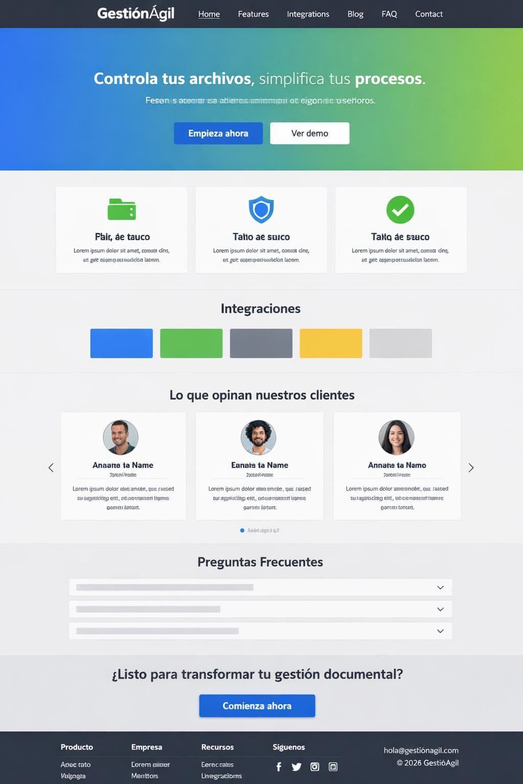 GestiónÁgil — vista previa
