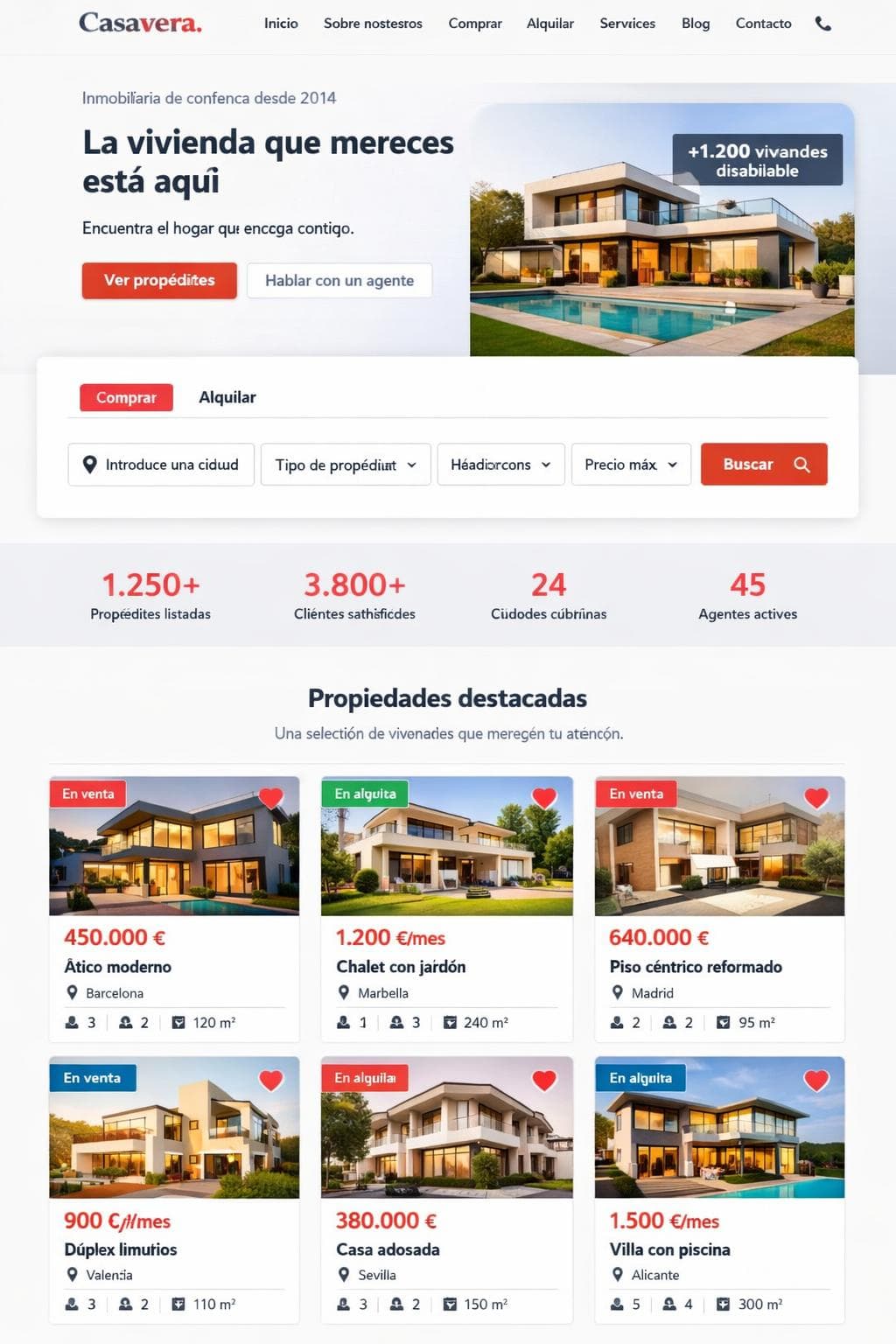 Inmobiliaria Zenit &mdash; vista previa del theme