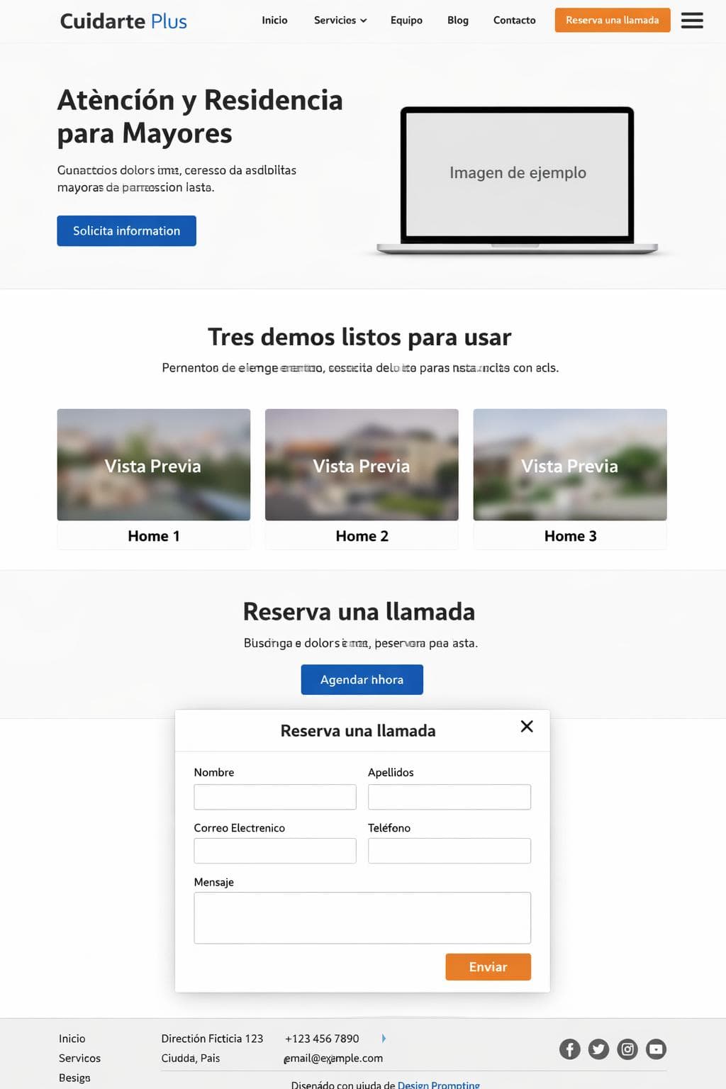 Instituto Delta &mdash; vista previa del theme