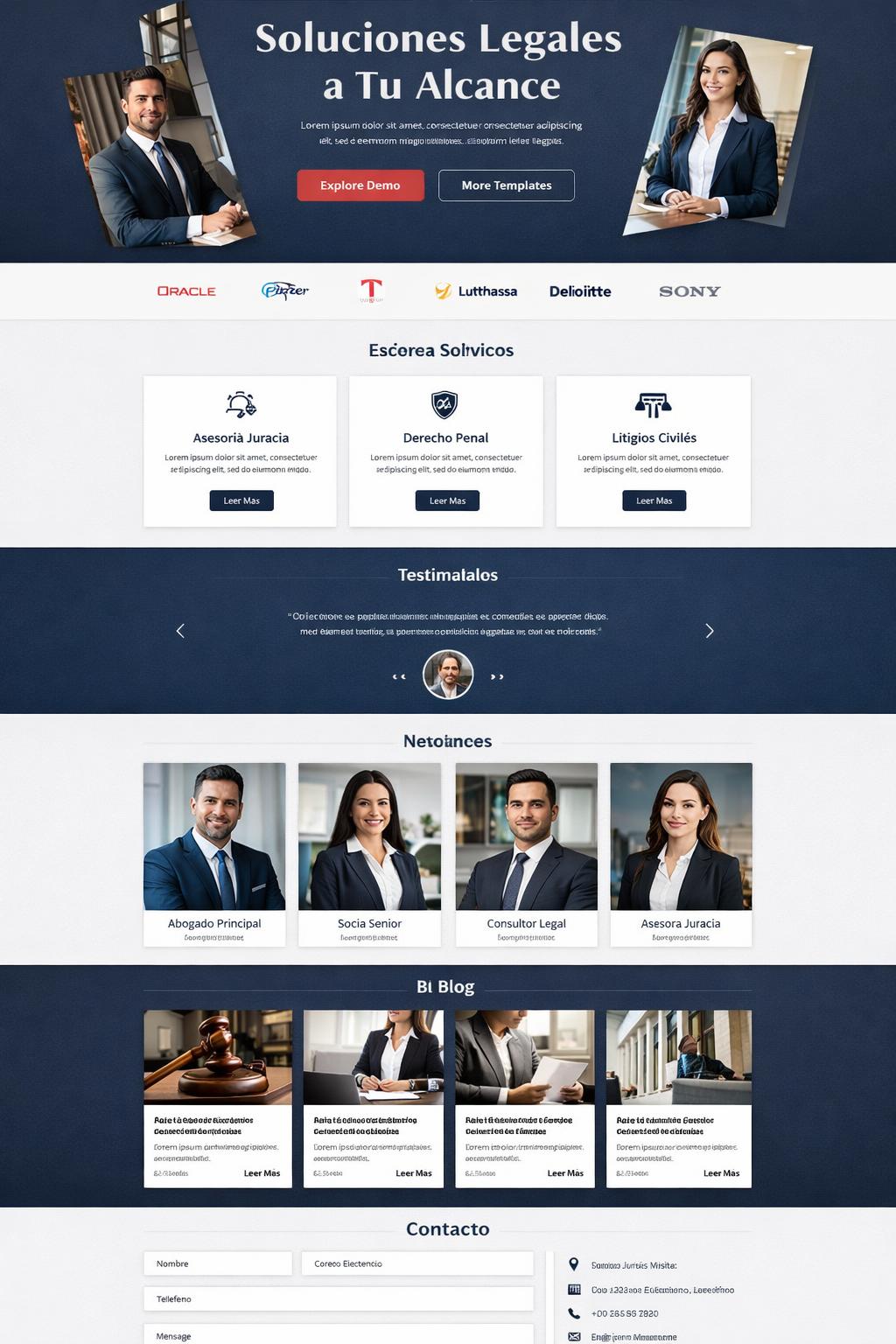 JurisVista — vista previa del theme