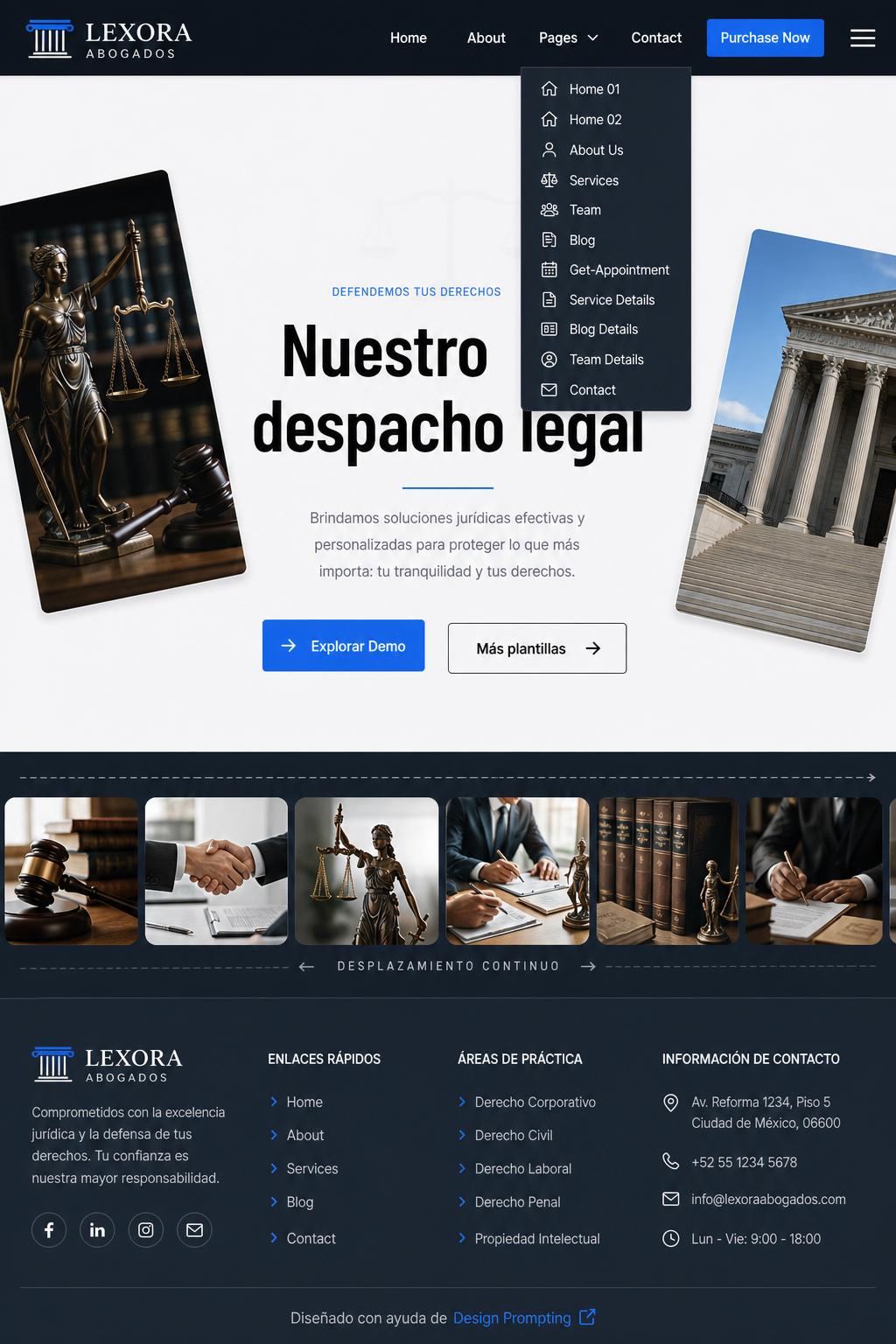 Lexora Abogados — vista previa