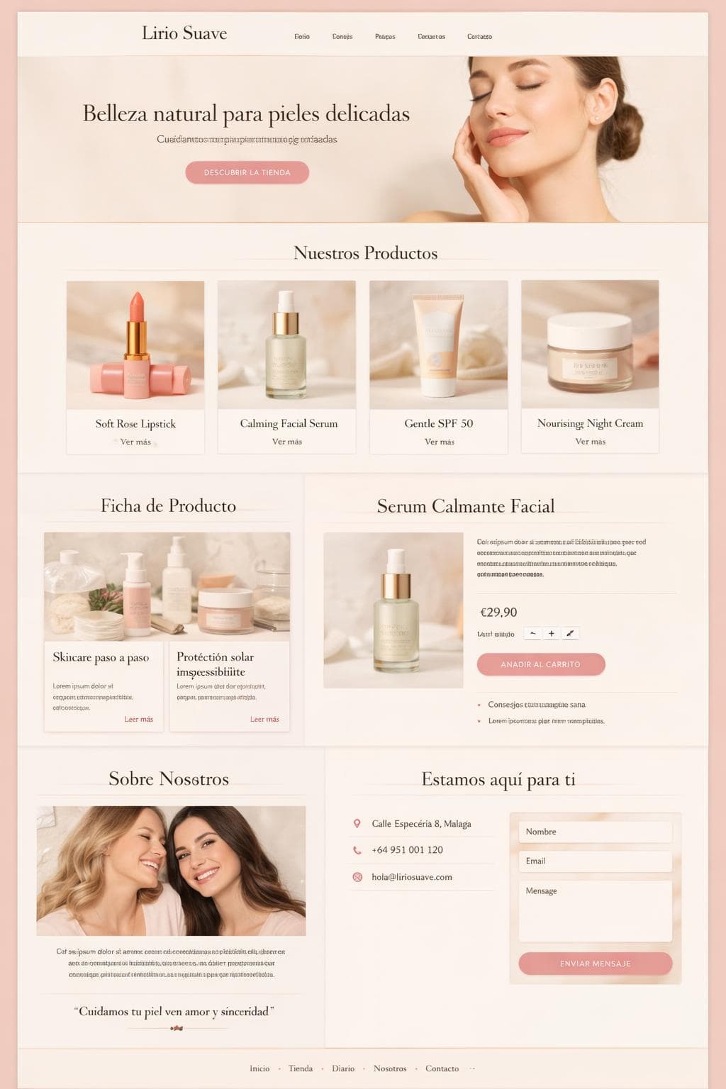 Lirio Suave &mdash; vista previa del theme