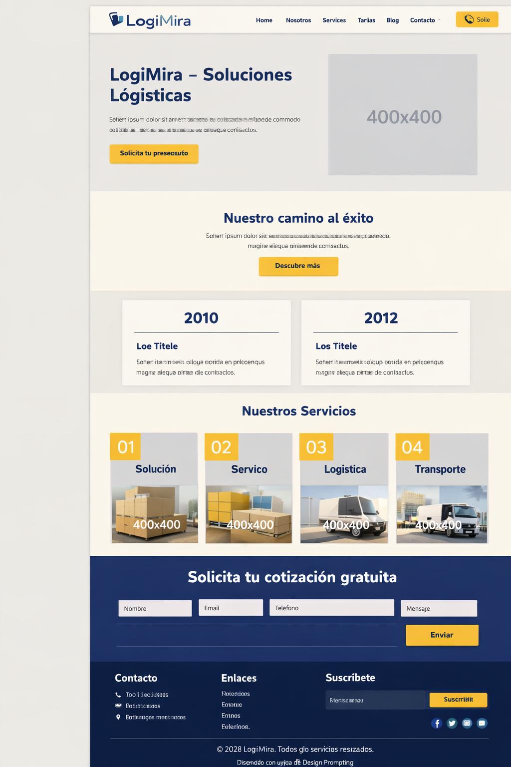 LogiMira — vista previa del theme
