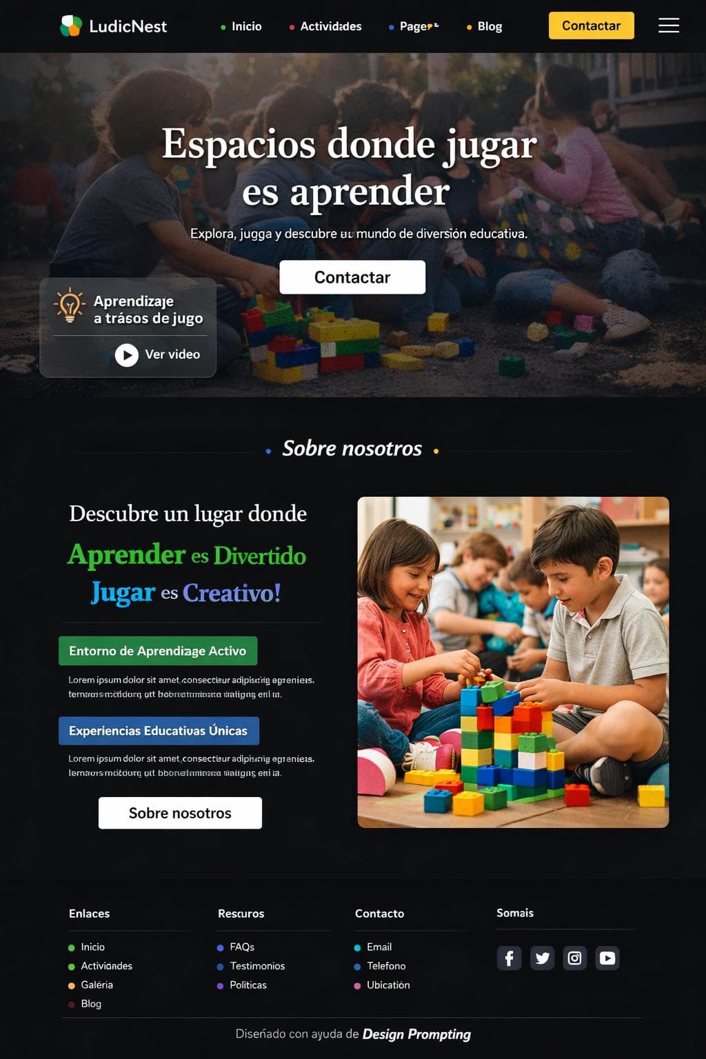 LudicNest — vista previa