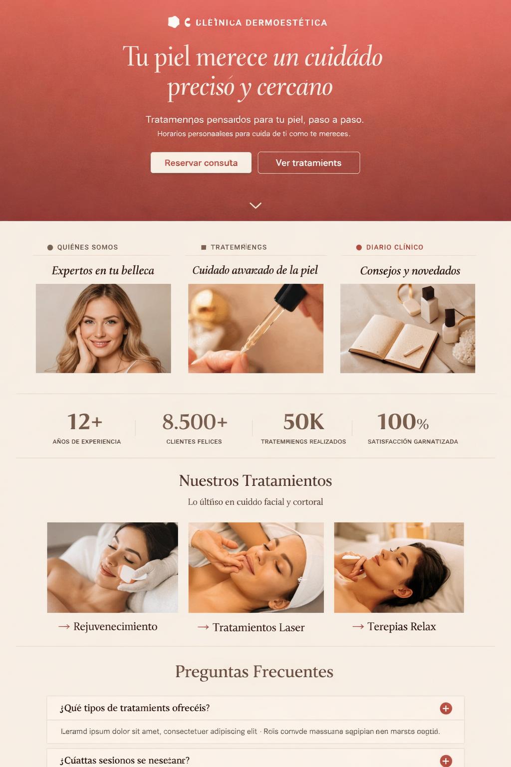 Lumare Skin Studio — vista previa del theme
