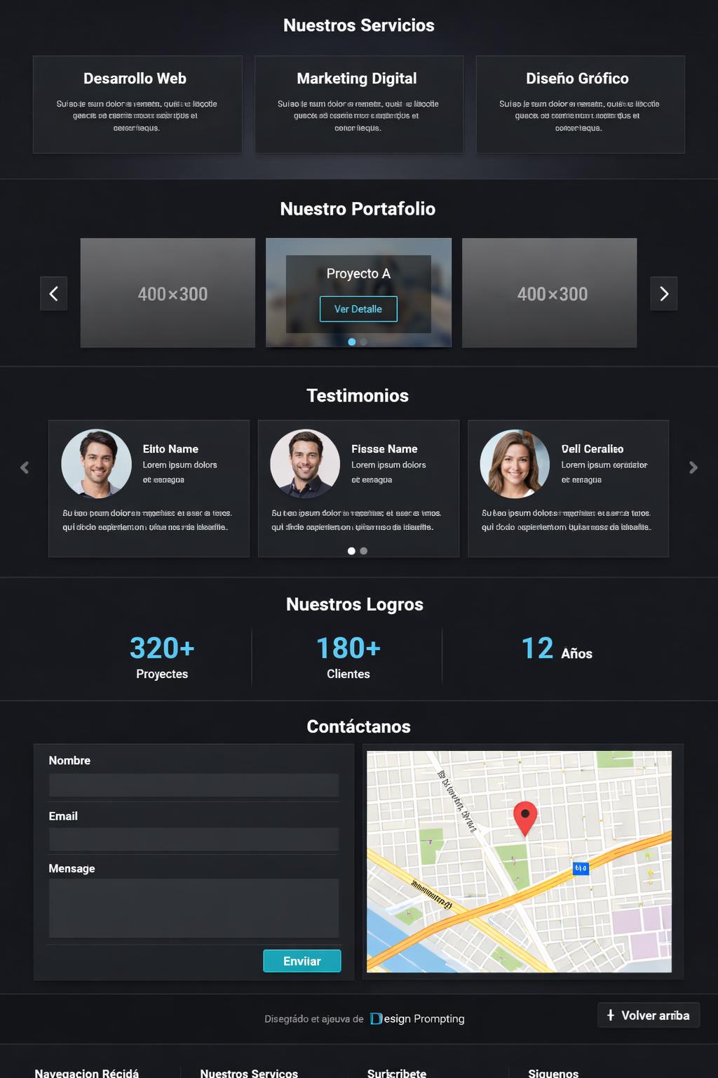 Lúmen Creativa — vista previa