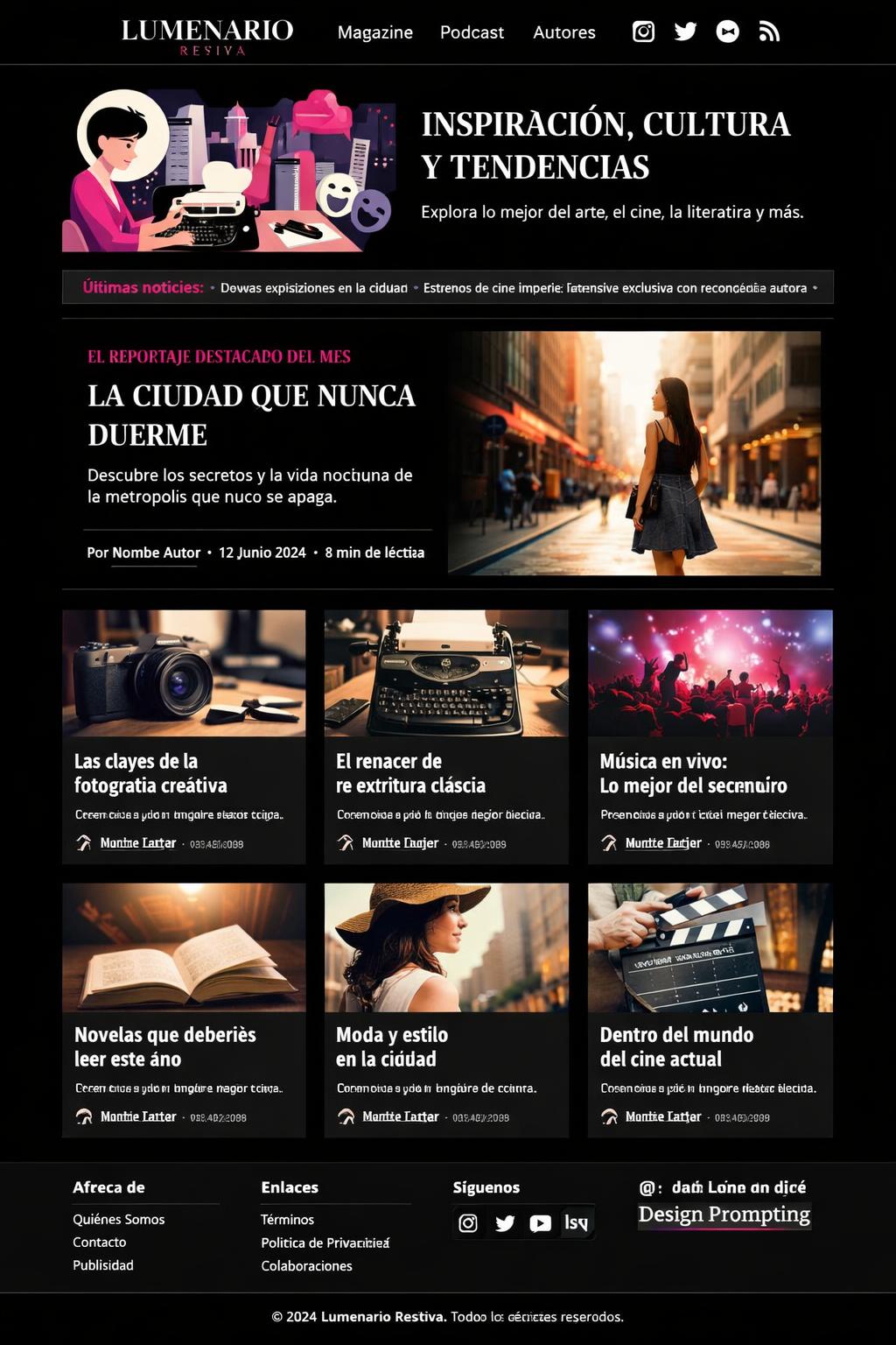 Lumenario Revista — vista previa
