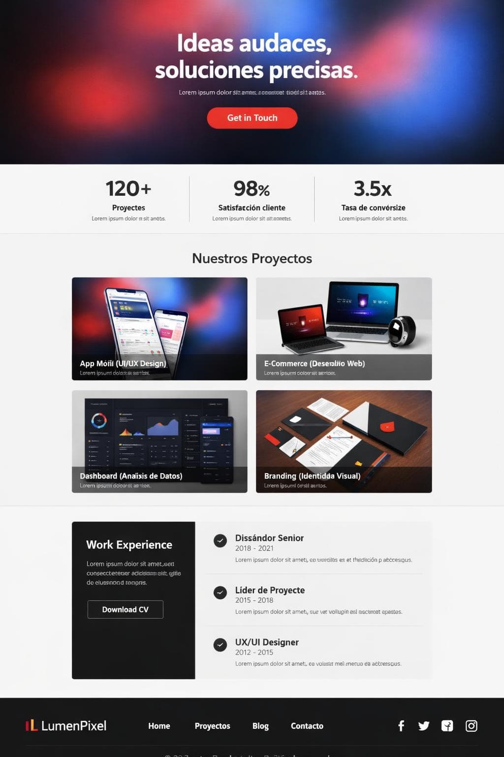 LumenPixel — vista previa