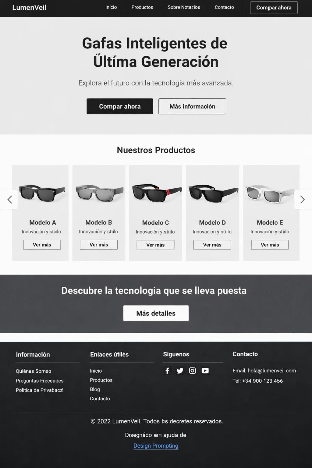 LumenVeil — vista previa