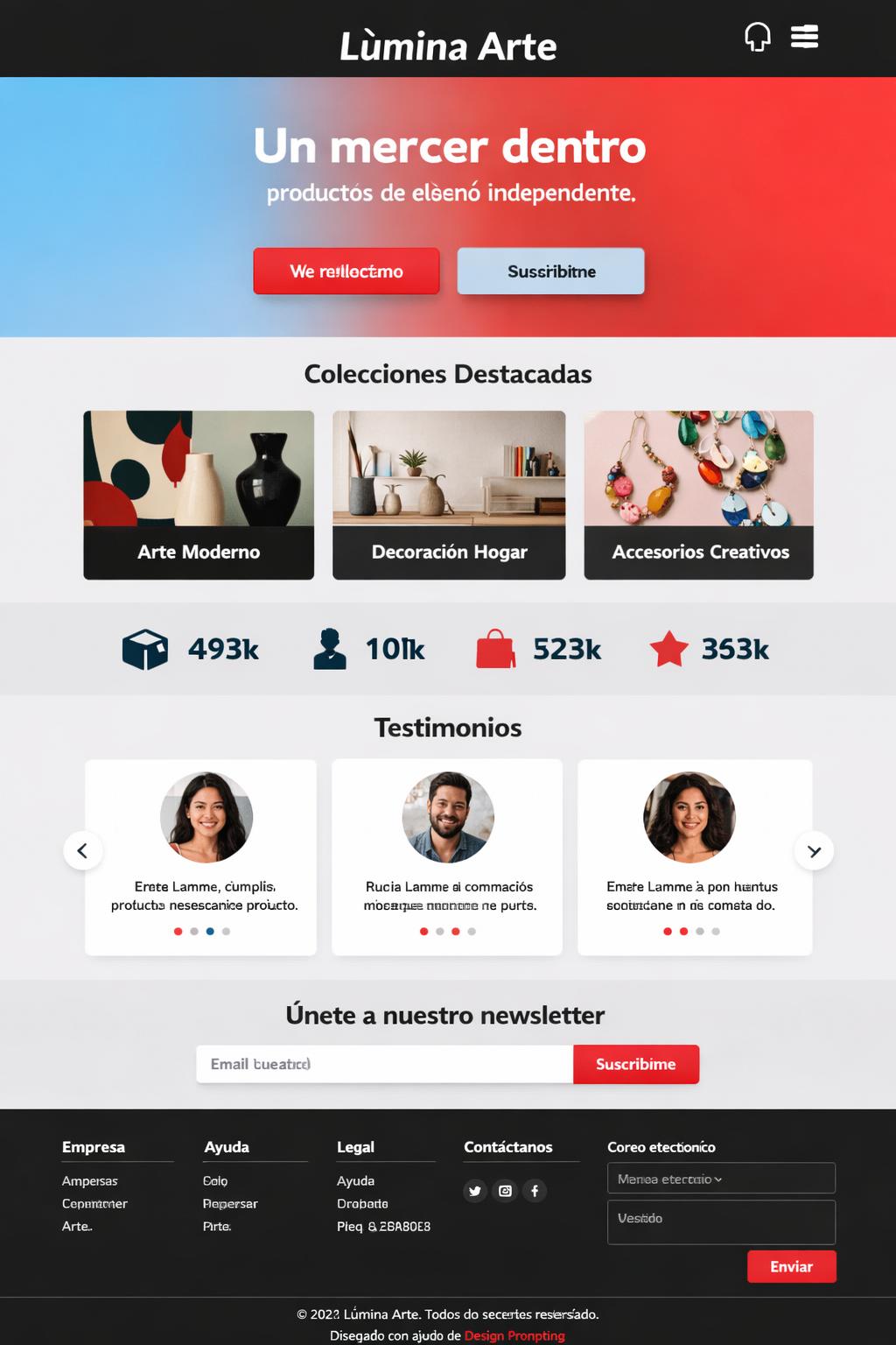 Lúmina Arte — vista previa