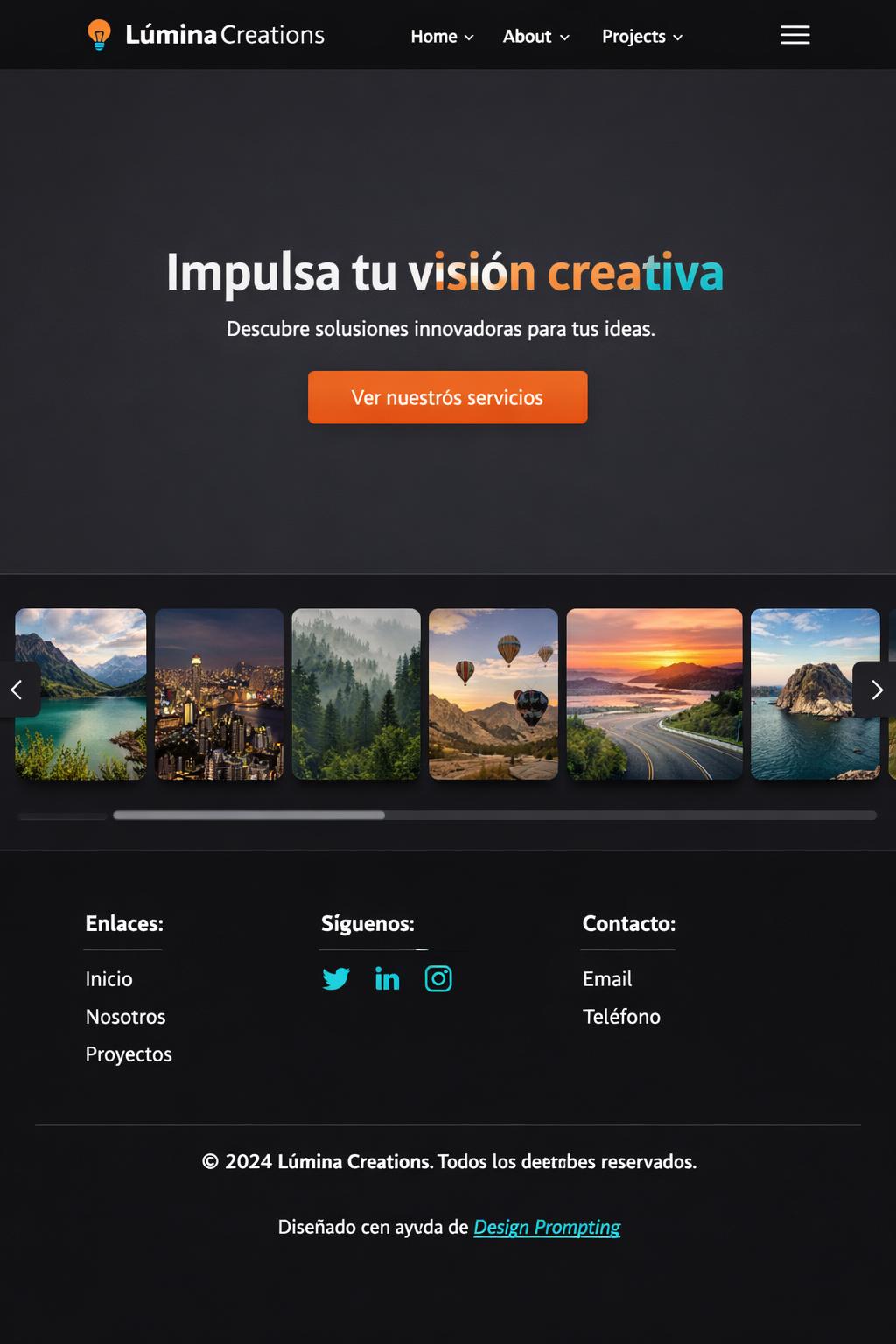 Lúmina Creations — vista previa
