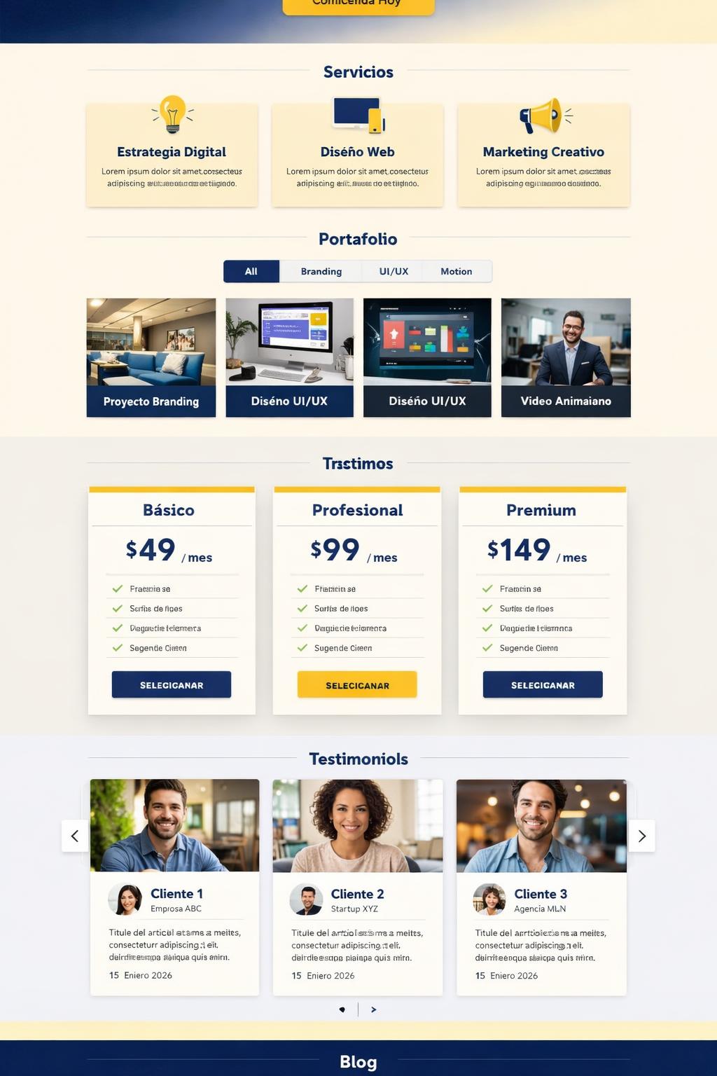 Lúmina Creativa — vista previa
