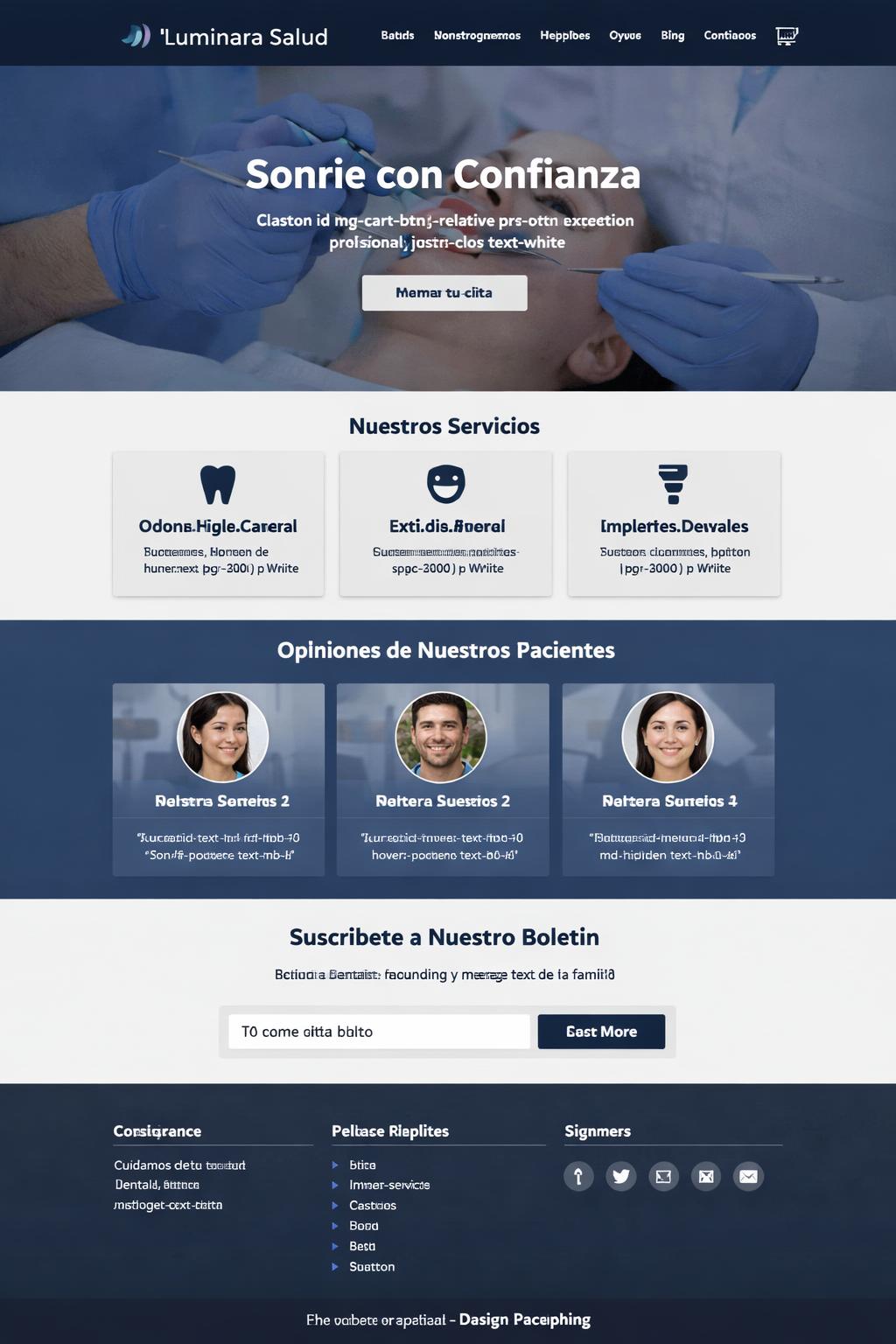Luminara Salud — vista previa