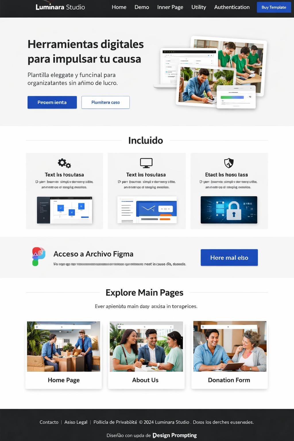 Luminara Studio — vista previa