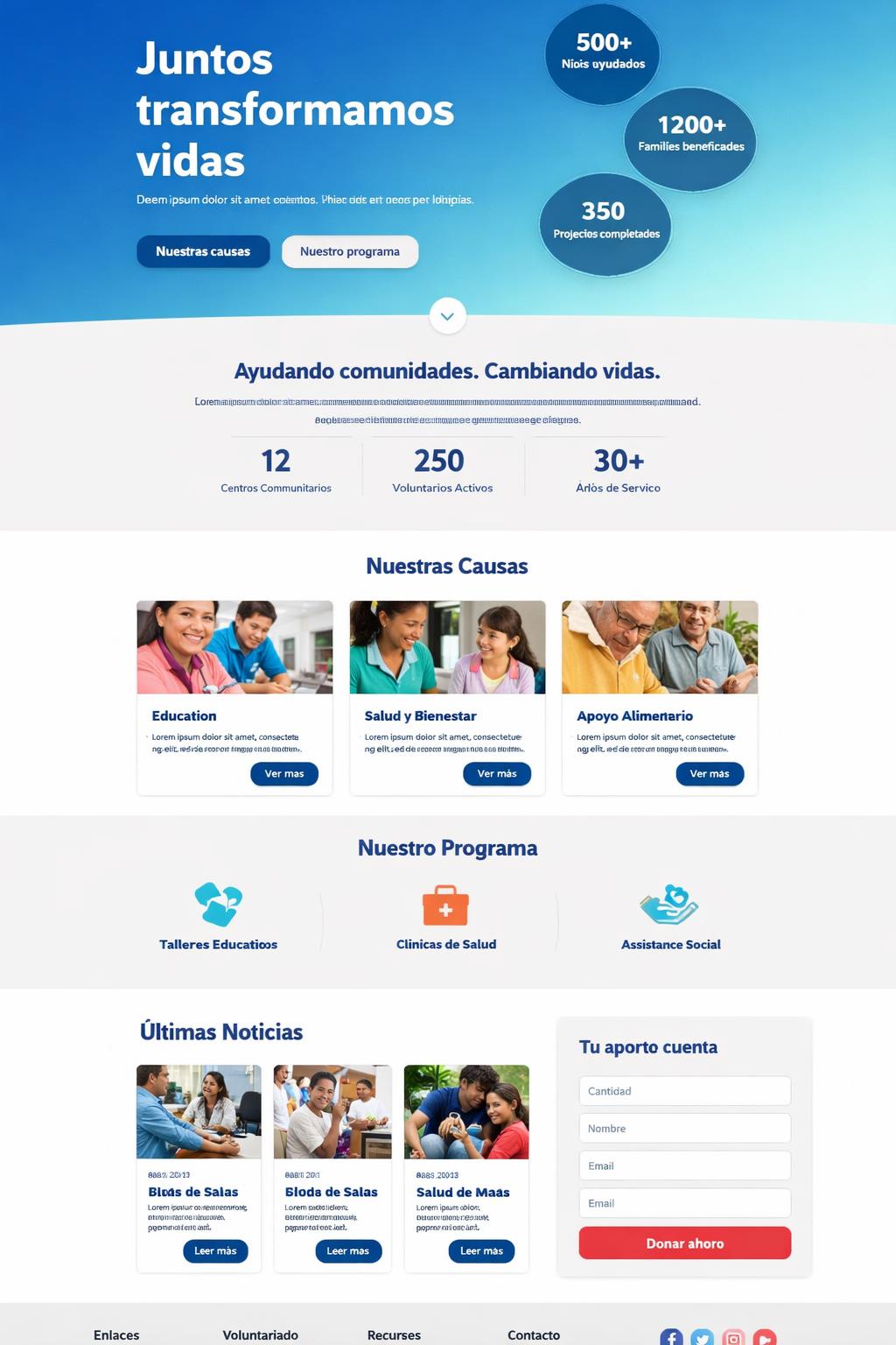 Manos Solidarias — vista previa