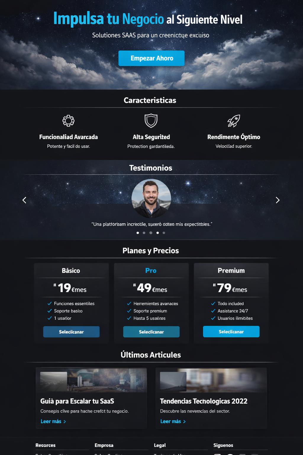 NebulaPulse — vista previa