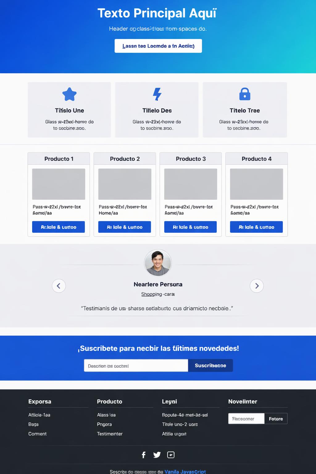 NebulaSync — vista previa del theme