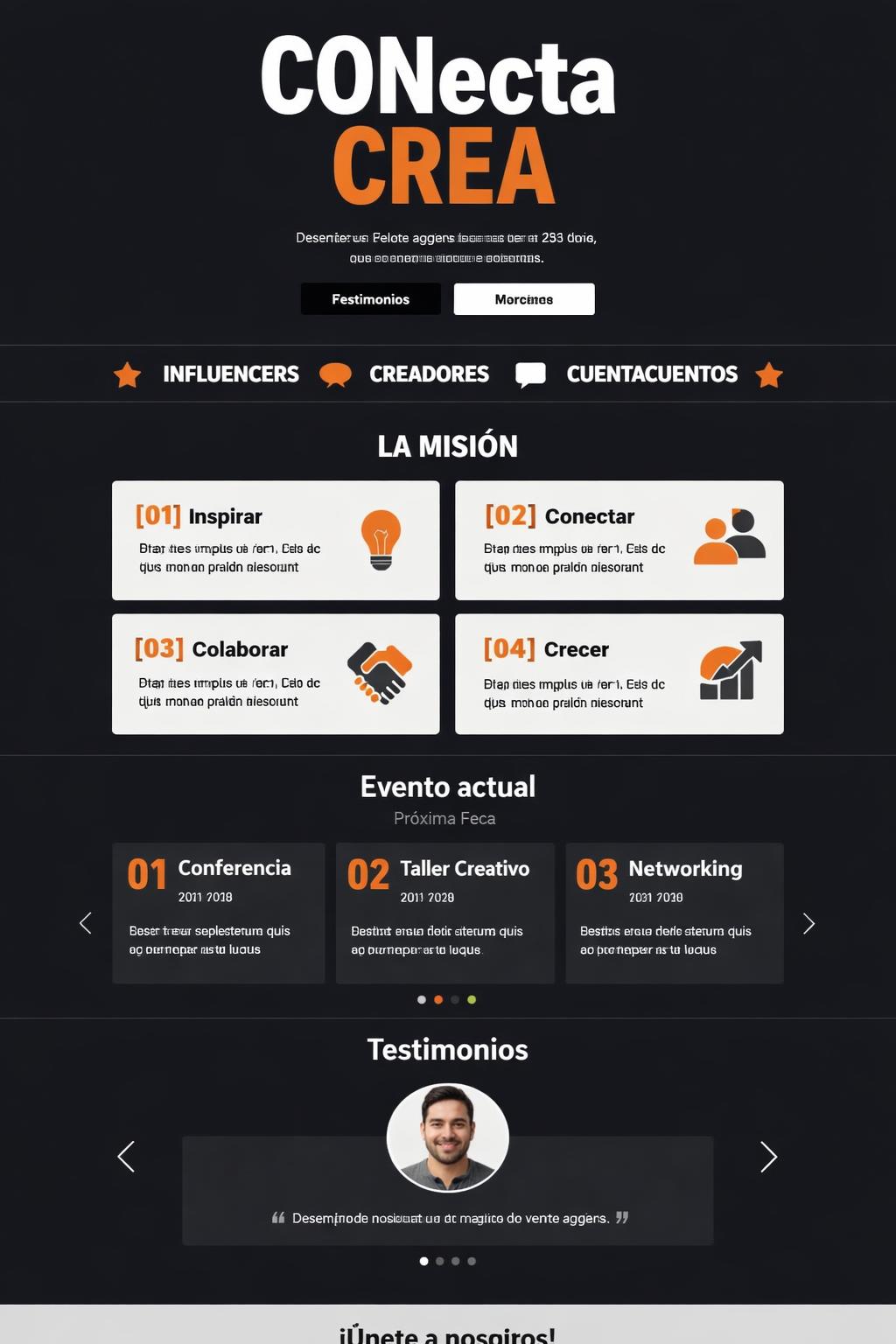 NexoCreativo — vista previa