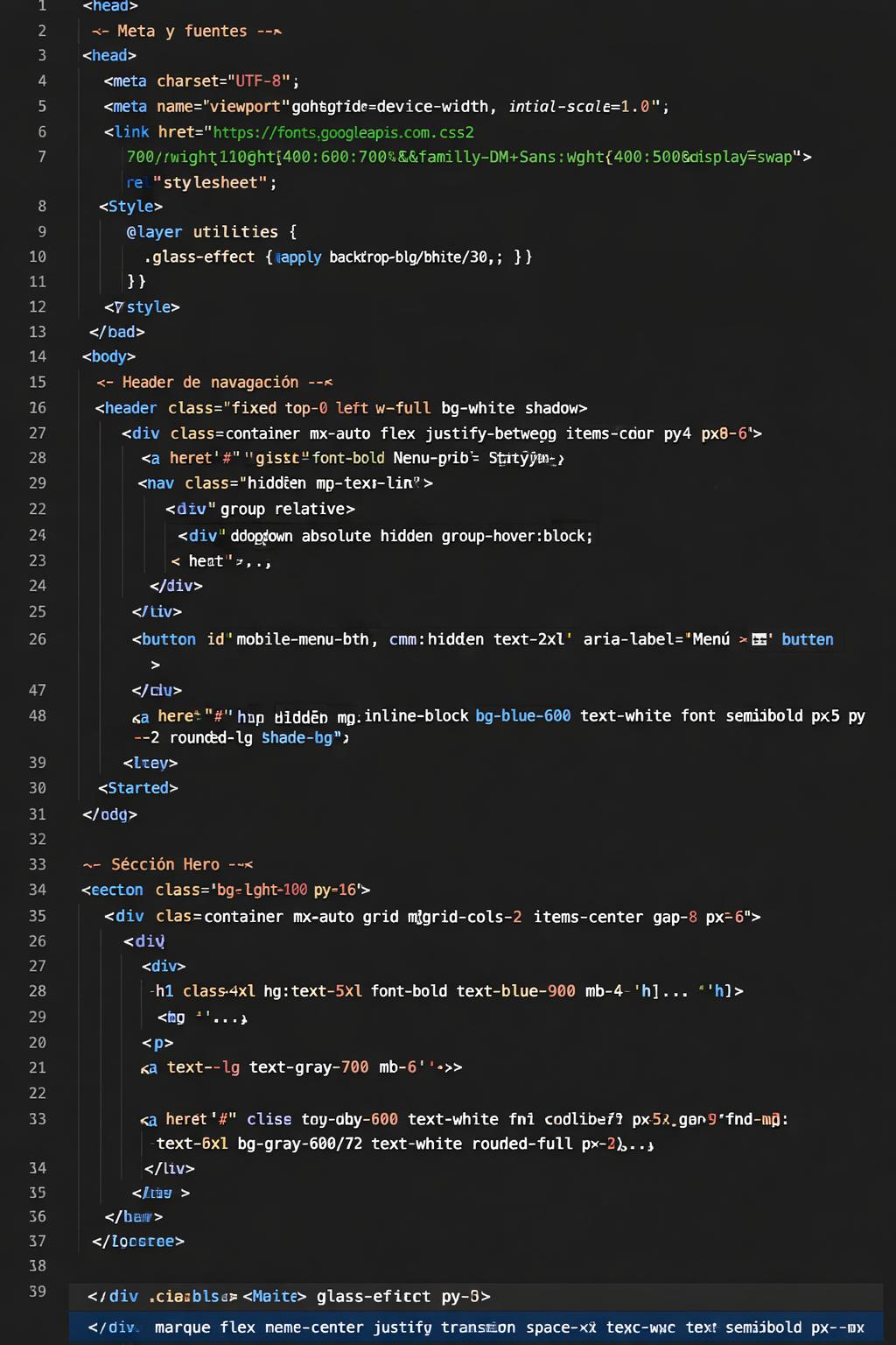 Nexura Studio — vista previa del theme