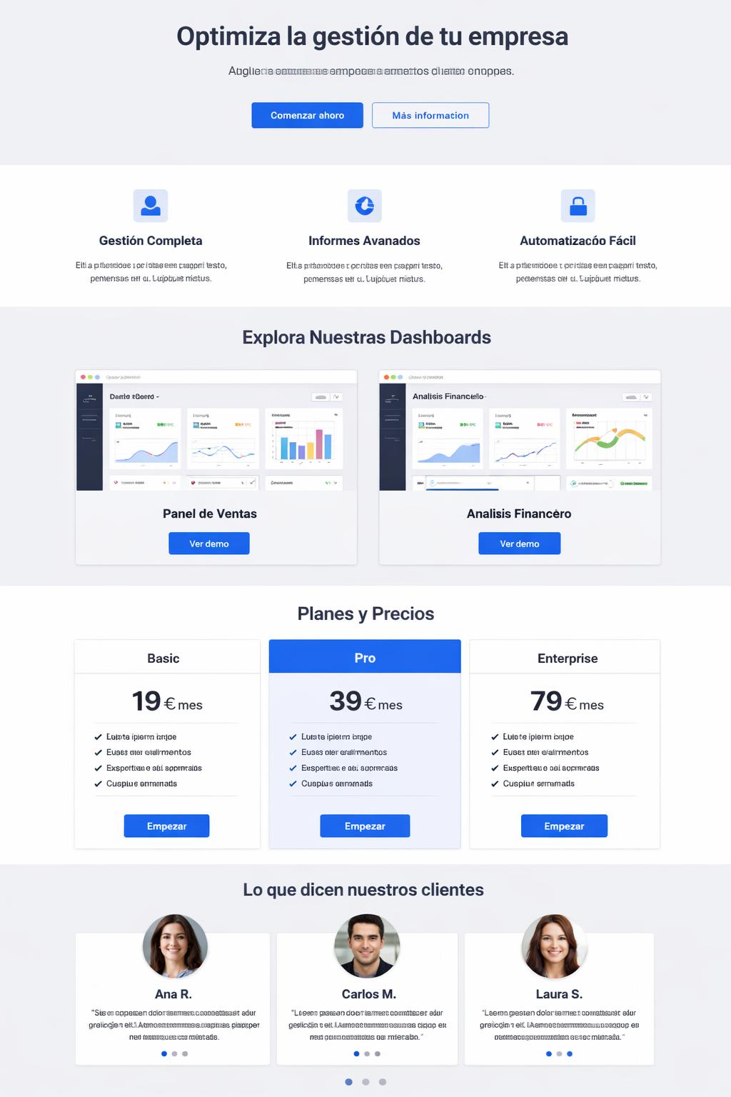 Nexura Suite — vista previa del theme