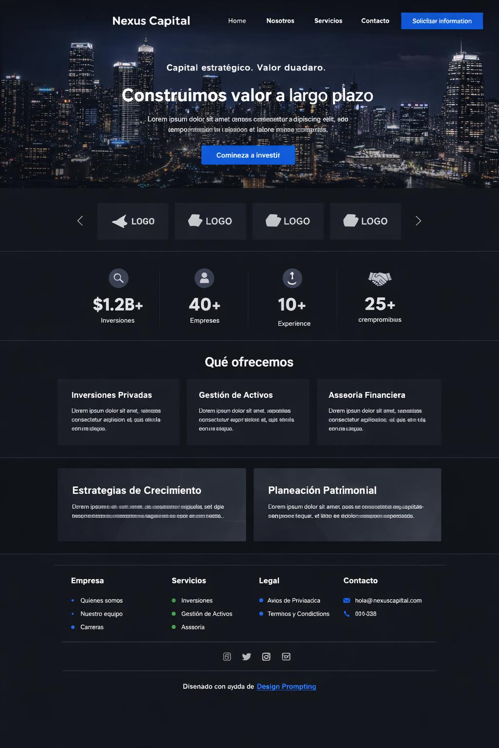 Nexus Capital — vista previa