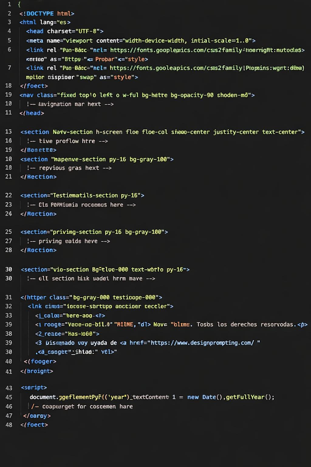 NexusPulse — vista previa del theme