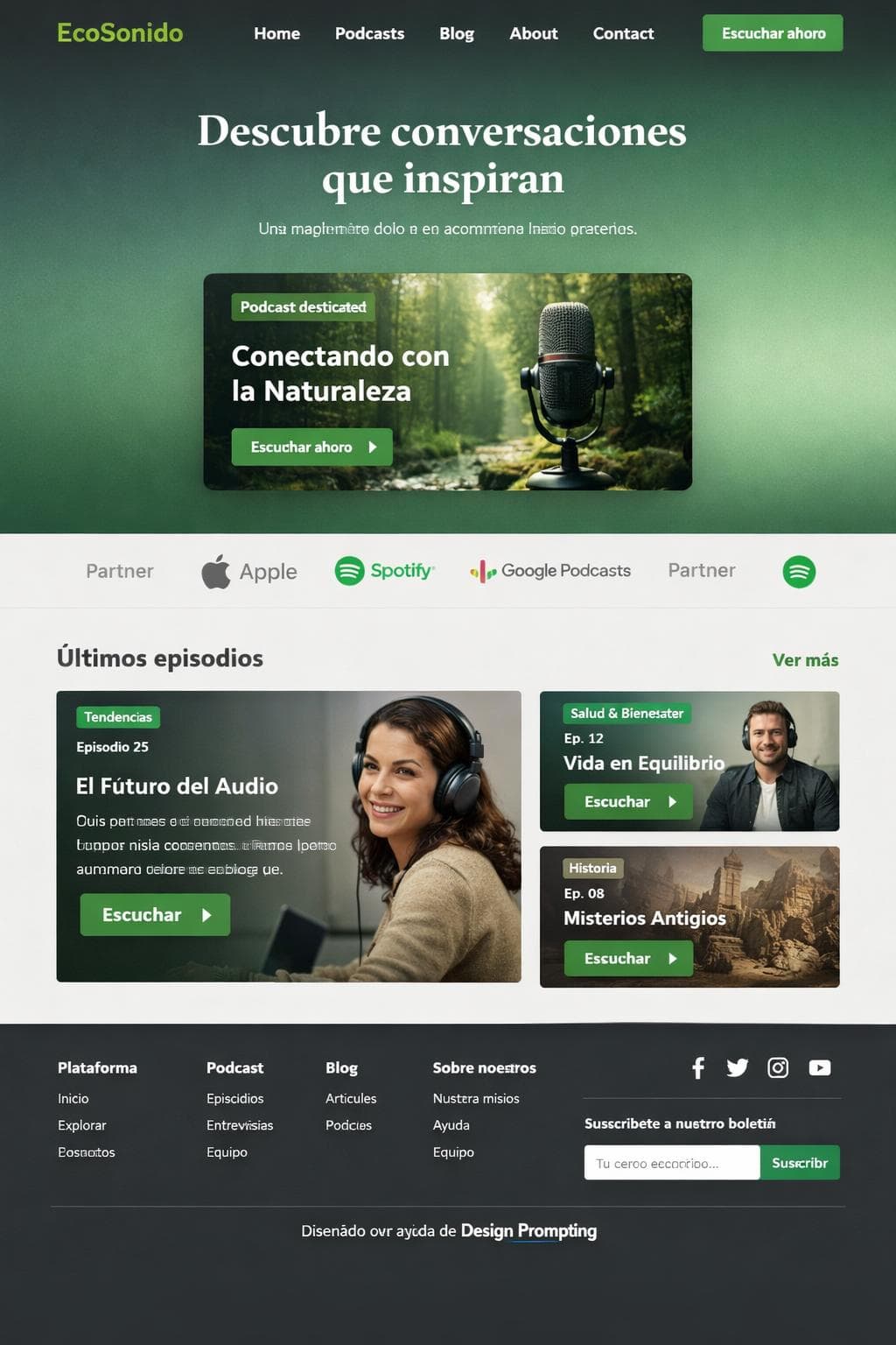 Ondas Aurora &mdash; vista previa del theme
