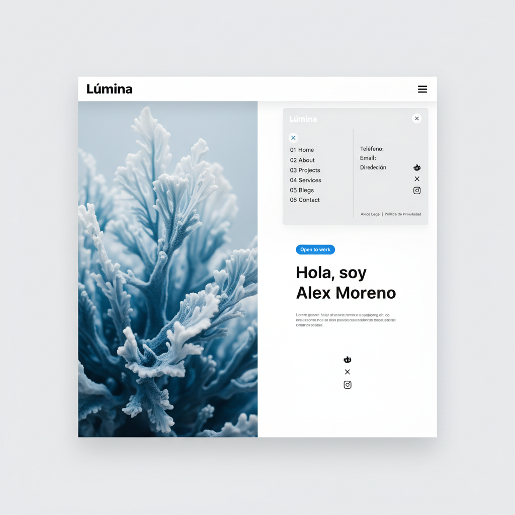 Saber Coralina — vista previa del theme