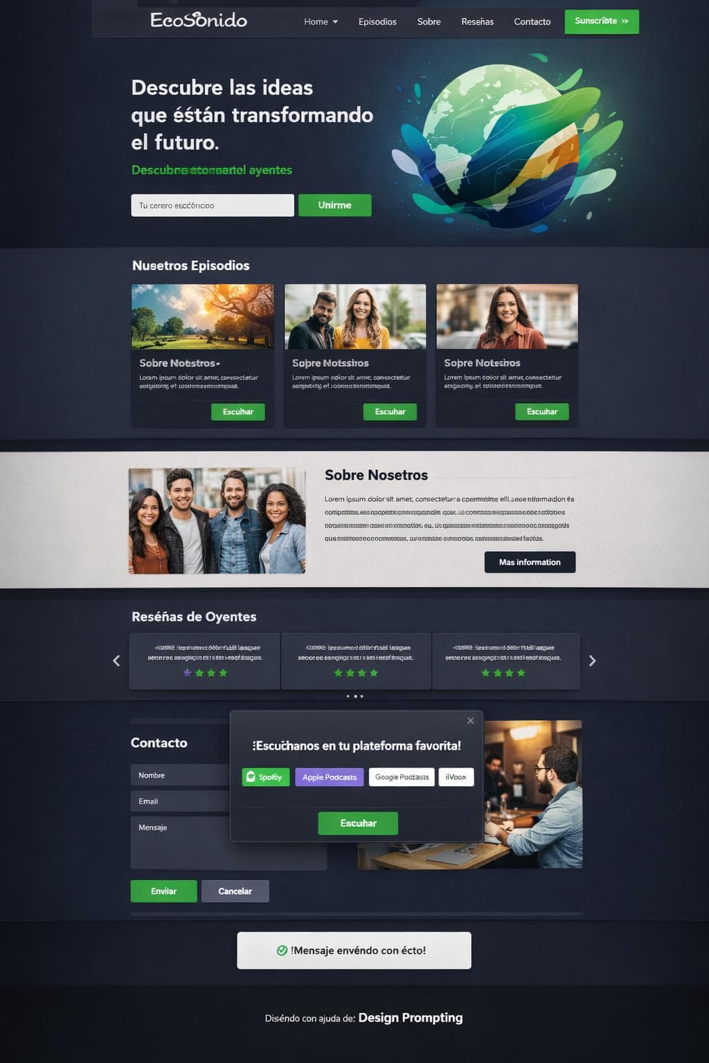 Spa Polar &mdash; vista previa del theme