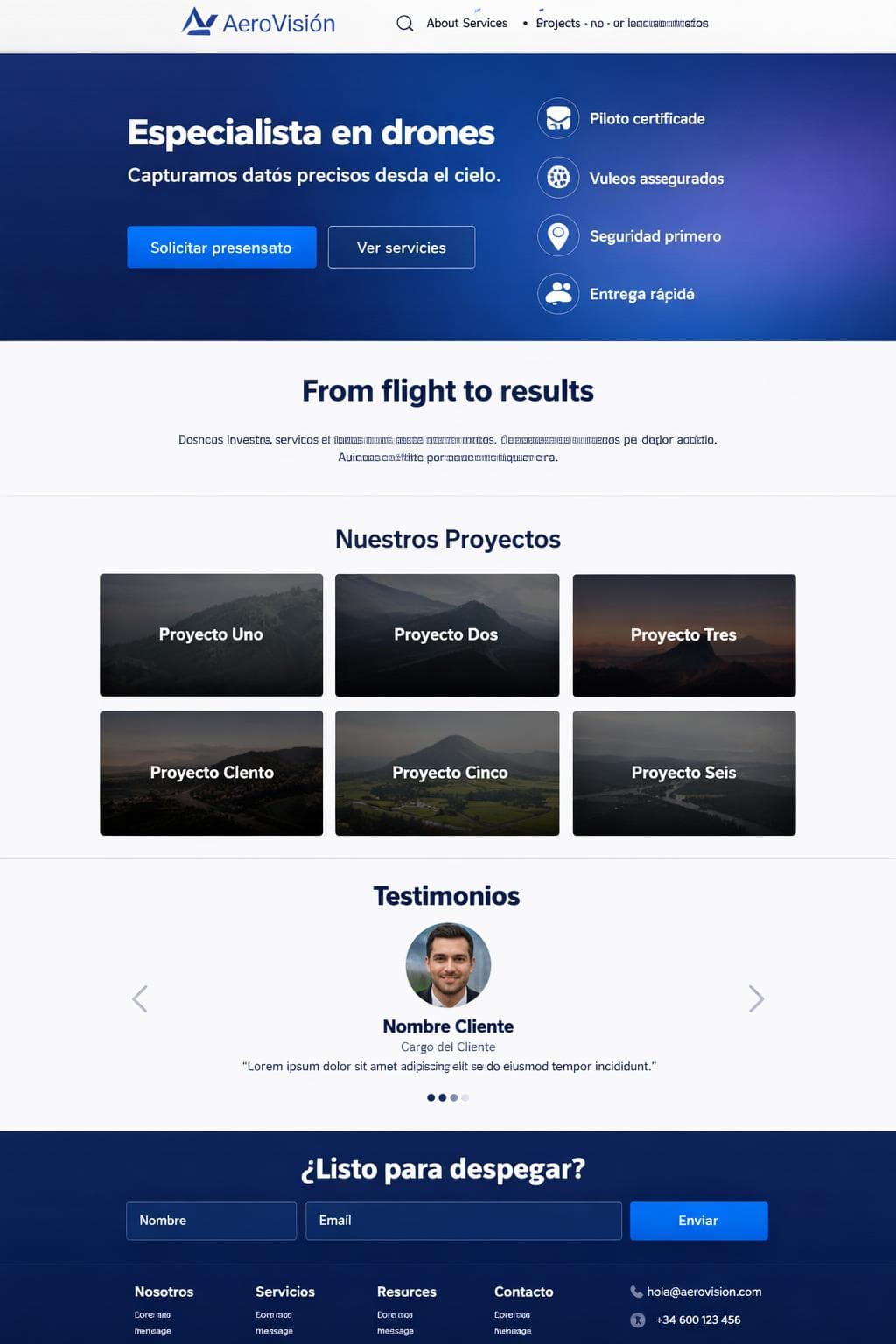 Tech Aurora — vista previa