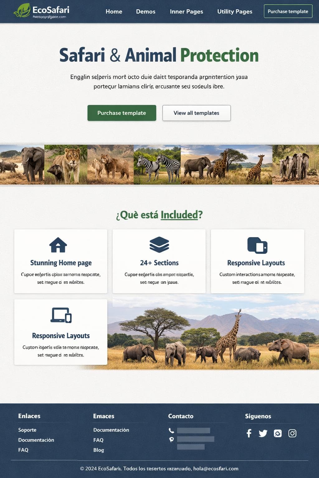 Travel Aurora &mdash; vista previa del theme